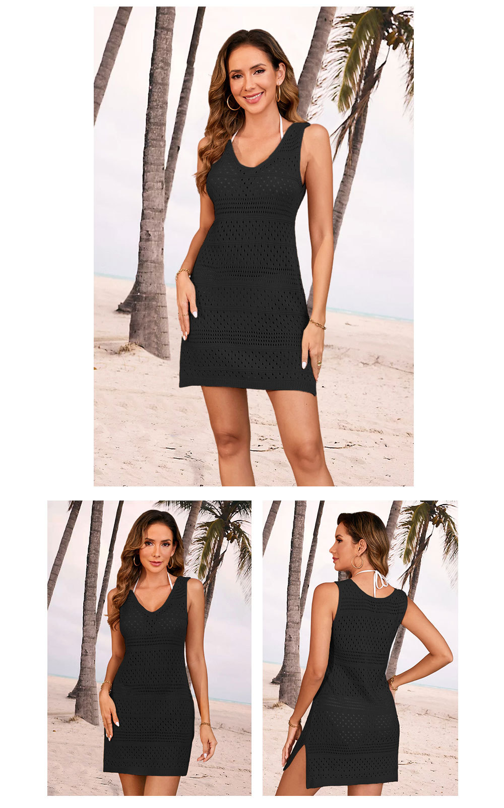 Beach Vacation Sexy Cover Up Beach Dress 39