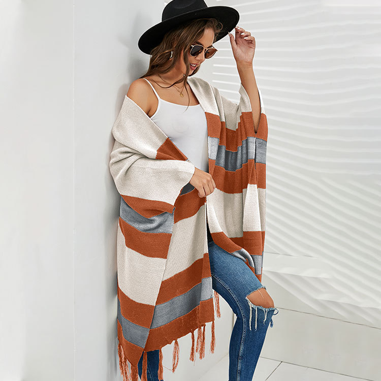 Tassel ins sweater knitted sweater shoulder coat 31 01