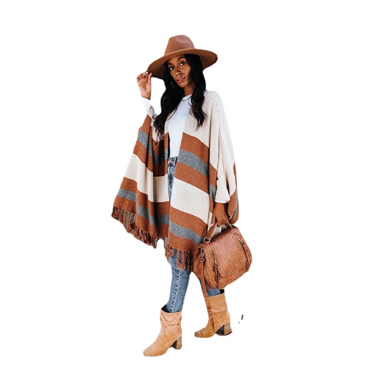 Tassel ins sweater knitted sweater shoulder coat 31 02